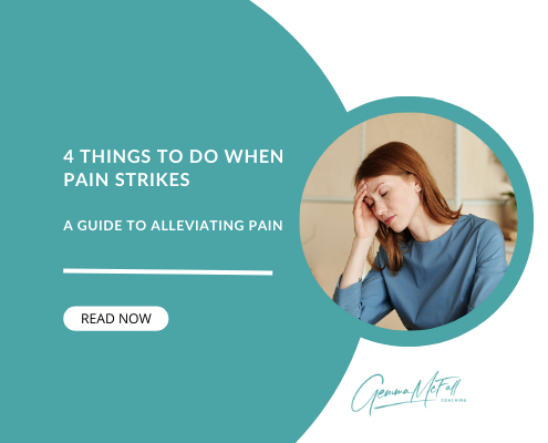 4 Things to Do When Pain Strikes: A Guide to Alleviating Pain